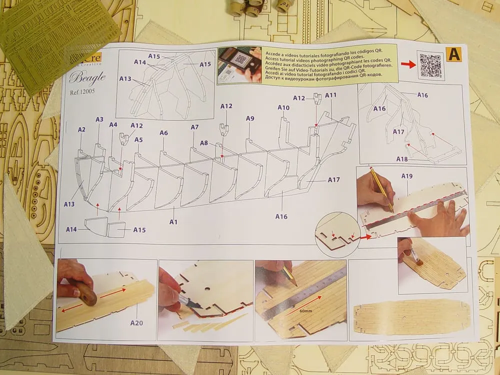 модель корабля своими руками HMS Beagle