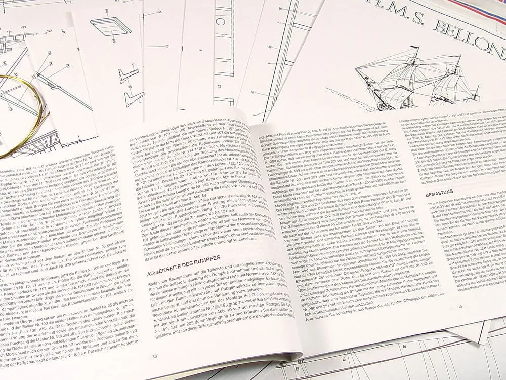 деревянная модель корабля Bellona