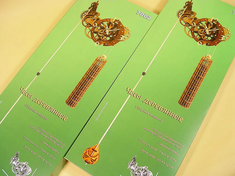 Механические деревянные часы, набор для сборки Механические деревянные часы, набор для сборки