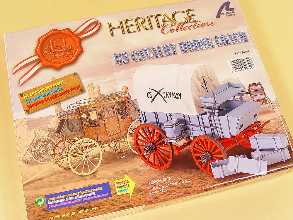 модель дилижанса для сборки Военная повозка модель дилижанса Военная повозка