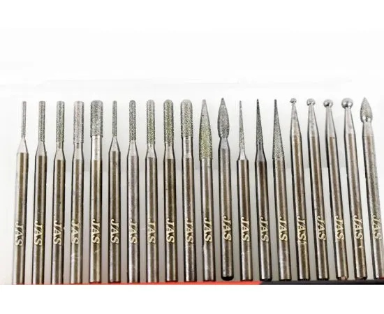 Боры алмазные, набор 20 шт., Lux Боры алмазные, набор 20 шт., Lux