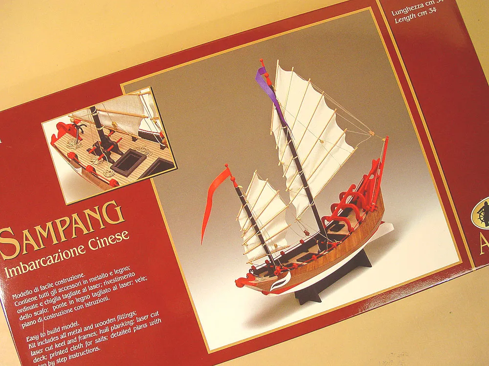 модель корабля Sampang