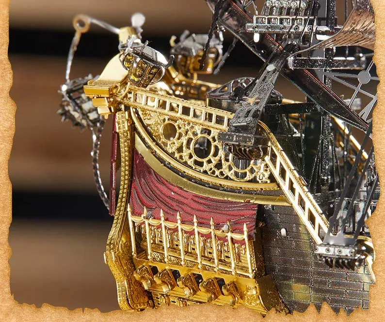 Месть королевы Анны (цветная 3D модель)