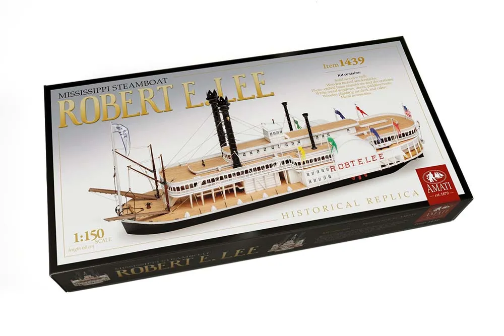 Пароход Robert E. Lee + (Полный набор инструментов, клея и краски) Пароход Robert E. Lee + (Полный набор инструментов, клея и краски)