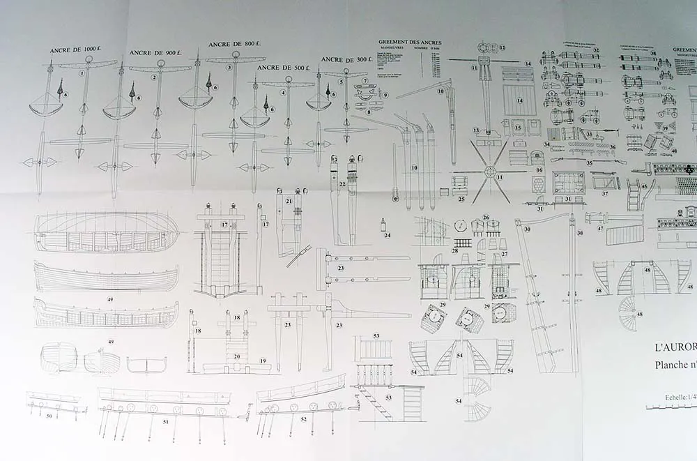 L'Aurore fregate legere 1697 + чертежи L'Aurore fregate legere 1697 + чертежи