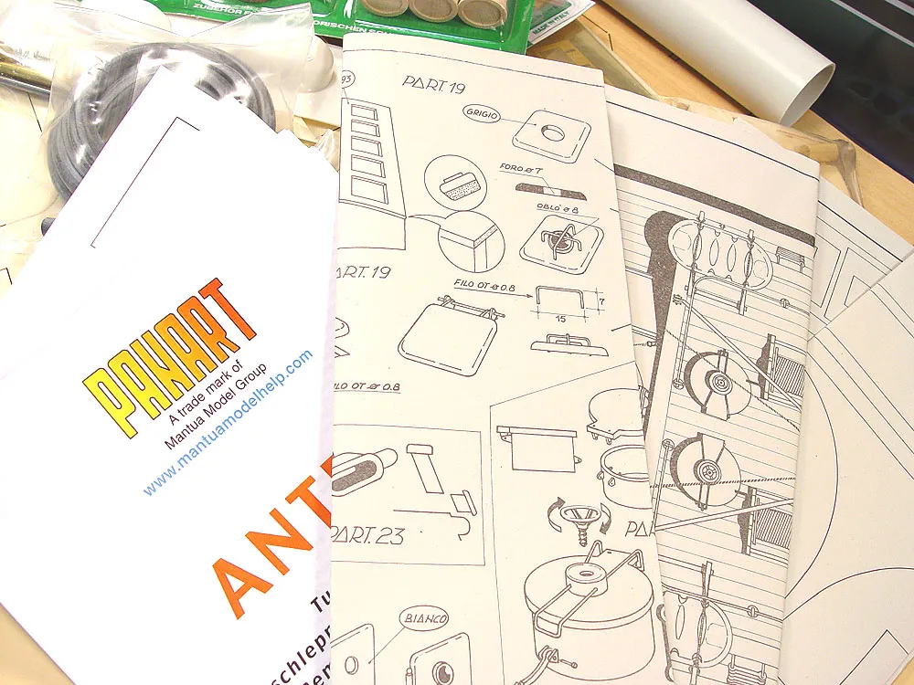 Модель корабля своими руками Anteo есть возможность установки РУ