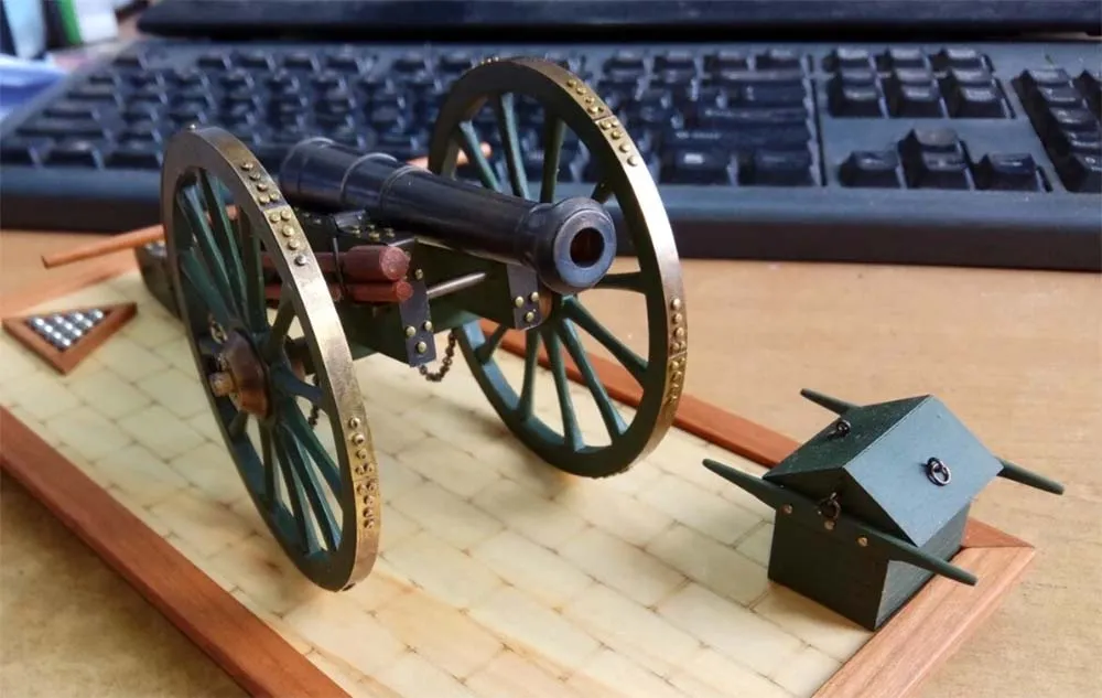 модель пушки 12-фунтовая наполеоновская пушка модель пушки 12-фунтовая наполеоновская пушка