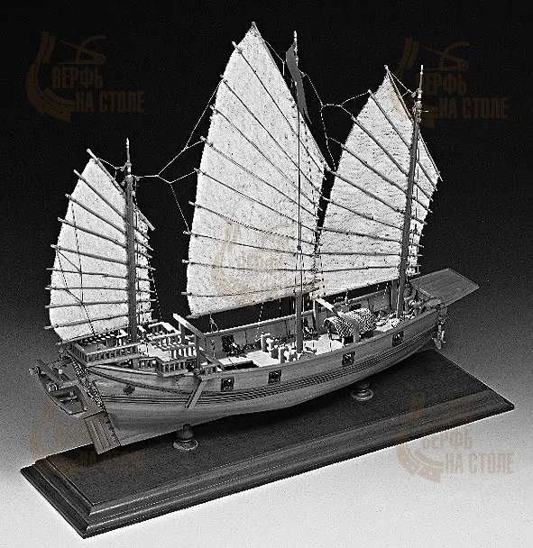 Чертеж пиратской джонки