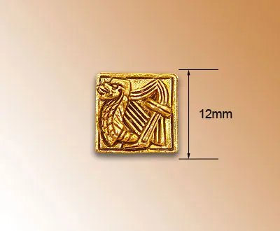 Декоративный элемент, барельеф, 12 мм, металл