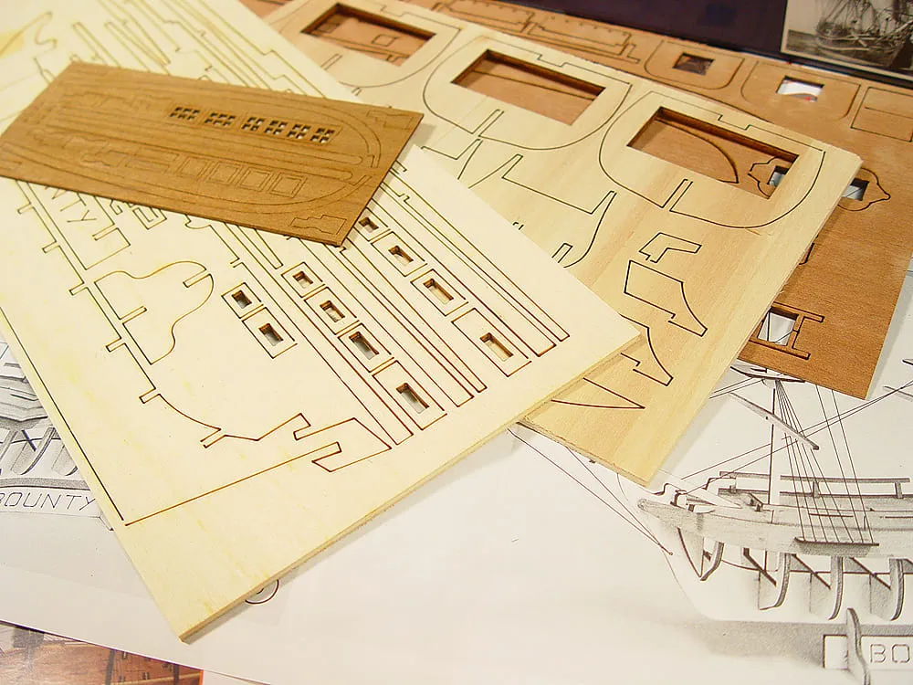 HMS Bounty каркасная модель HMS Bounty каркасная модель