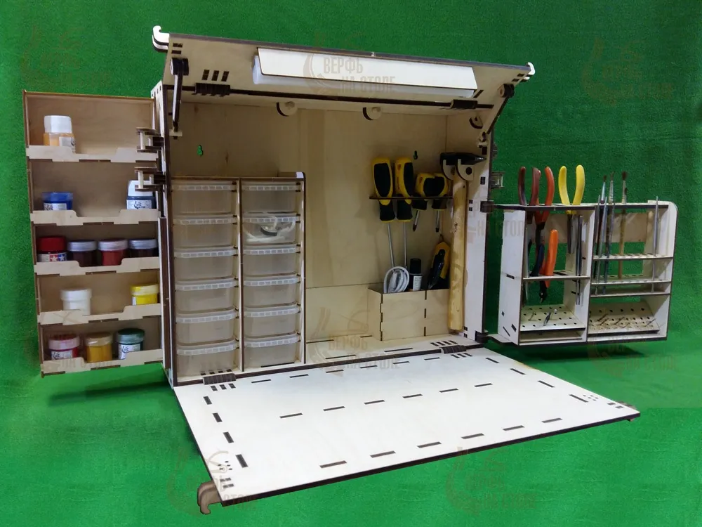 Малое переносное рабочее место с подсветкой Малое переносное рабочее место с подсветкой