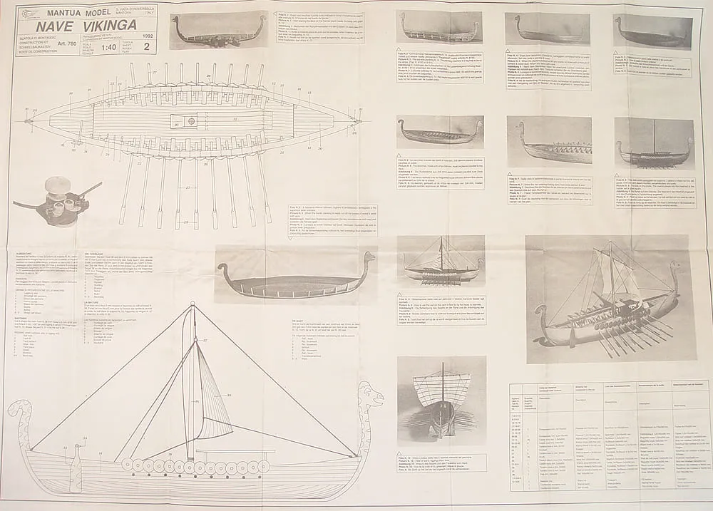 Чертеж судна викингов Чертеж судна викингов