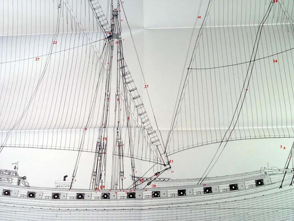 Le Requin, 1750 + чертежи Le Requin, 1750 + чертежи