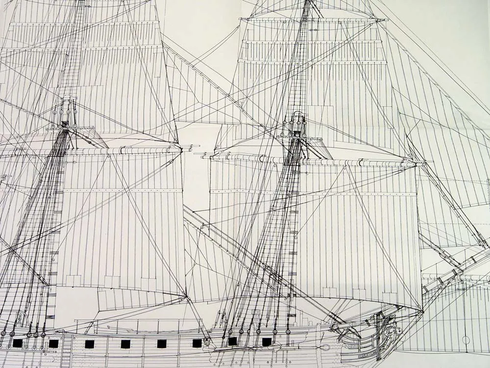 La Renommee, 1744 + чертежи La Renommee, 1744 + чертежи