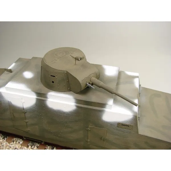 Zeppelin, Shipyard, бумажная модель бронедрезины Zeppelin, Shipyard, бумажная модель бронедрезины