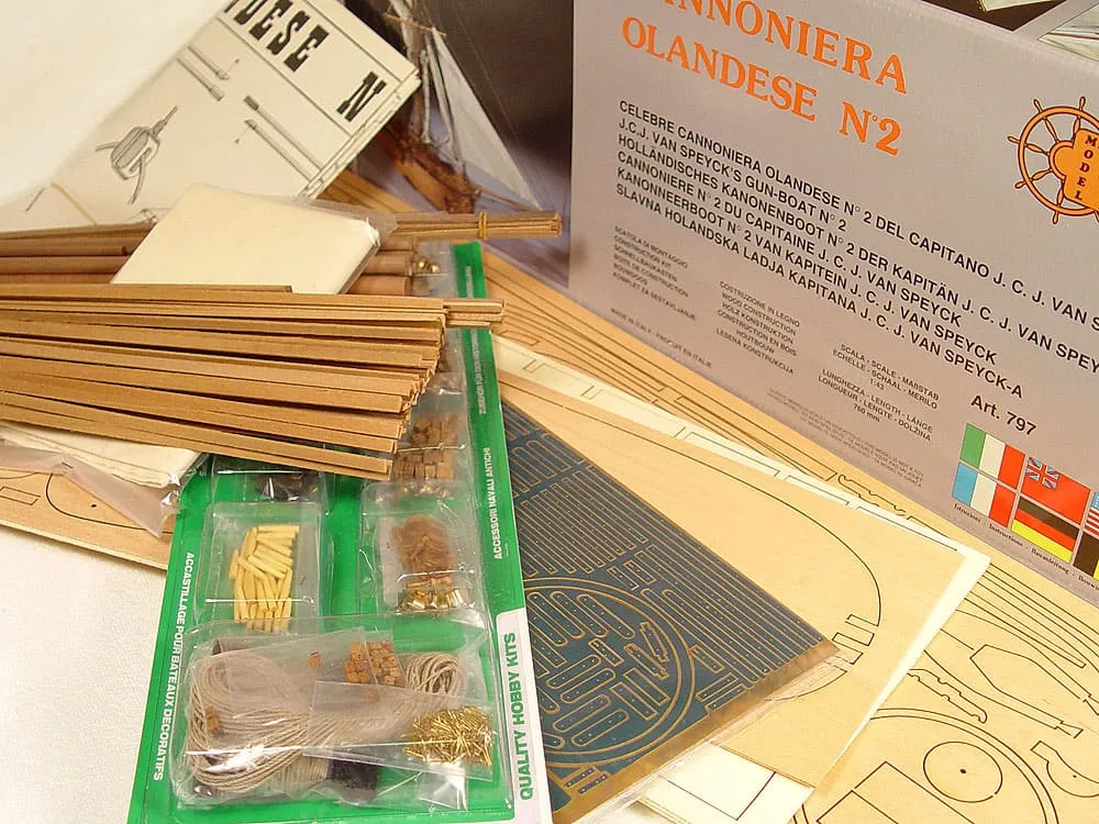 Модель корабля своими руками Dutch Gun Boat N2