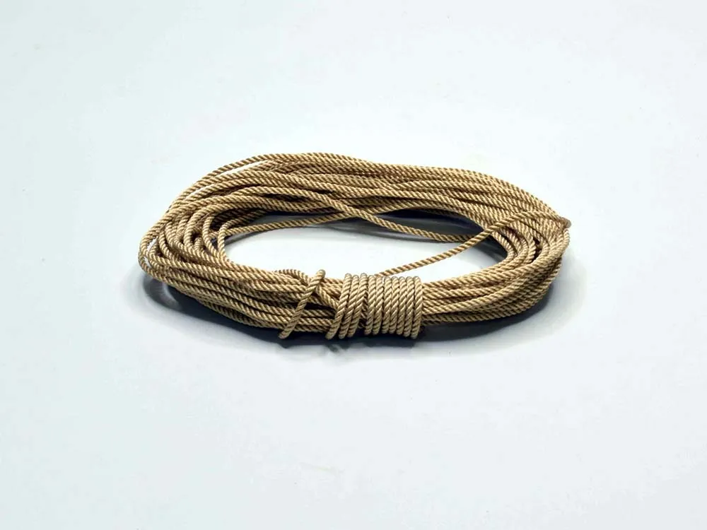Нить плотной скрутки пеньковая, 0,3 мм, длина 5 м