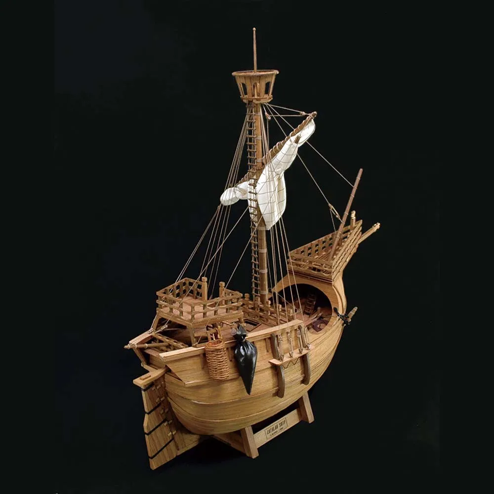 деревянная модель парусника Catalan Ship