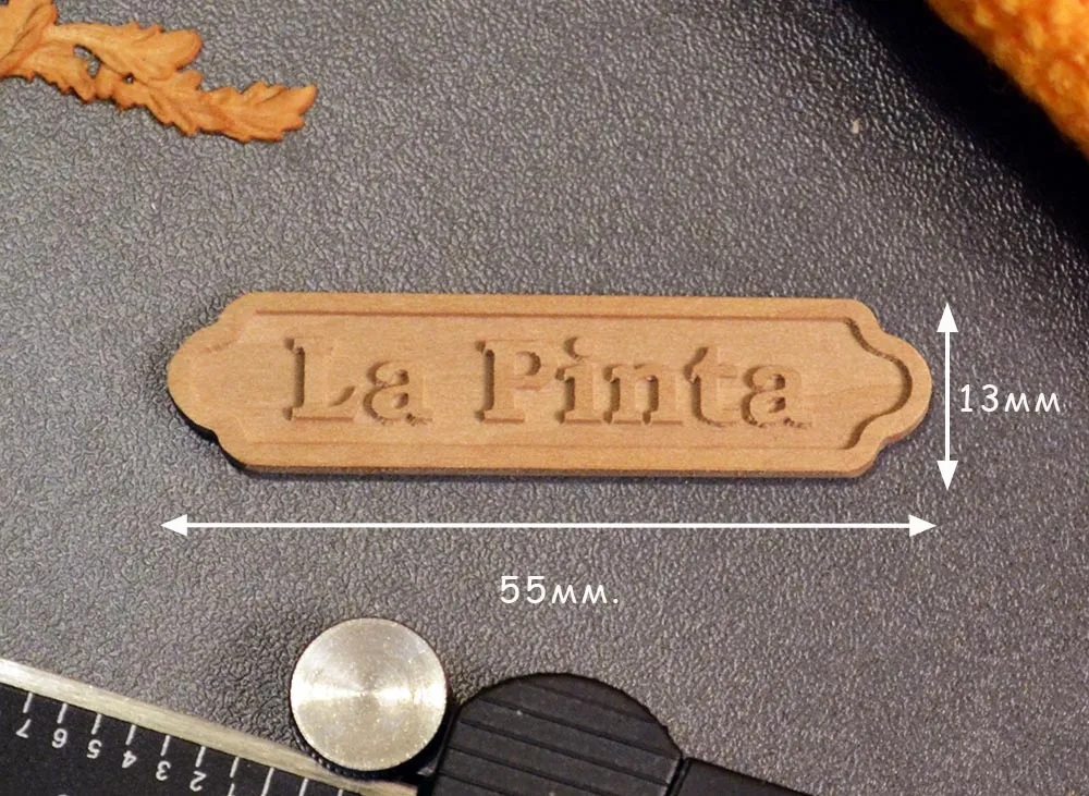 Табличка La Pinta, груша, рез ЧПУ