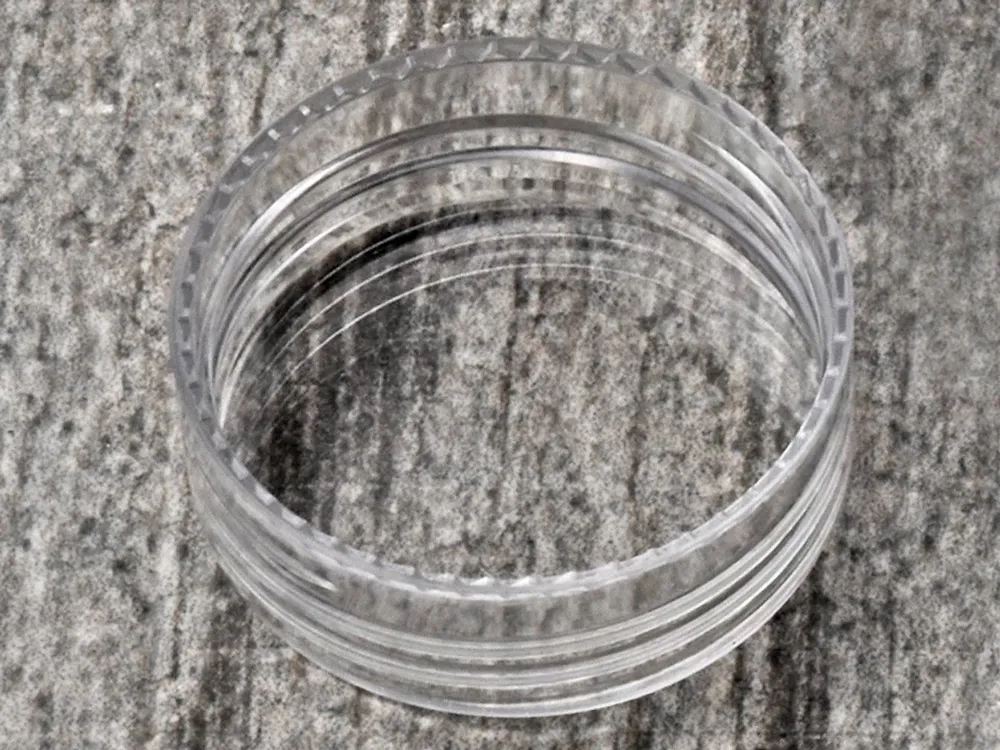 Круглые высокие прозрачные контейнеры, диаметр 25 мм, 10 штук, стыкуемые