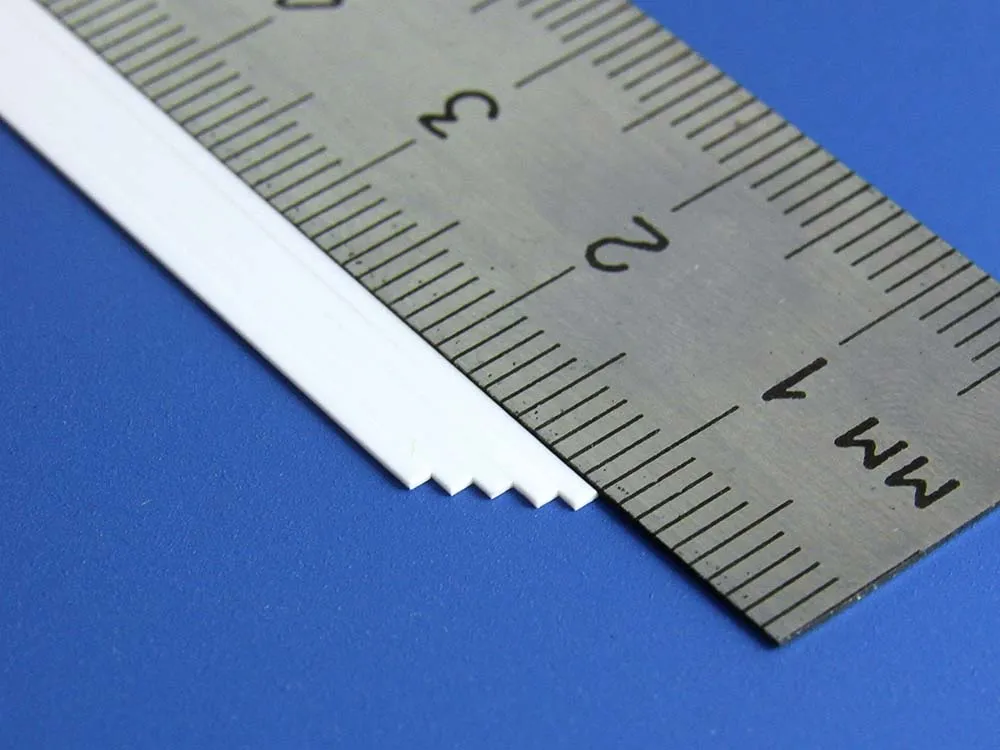 Полоска пластиковая 0,38х1,0 мм, 10 шт/уп.