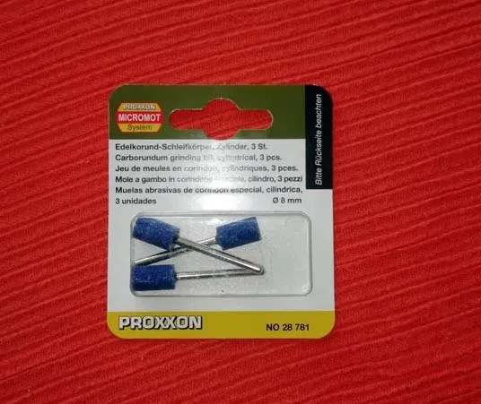 Шлифовальные насадки Proxxon, цилиндр 8 мм, 3 шт Шлифовальные насадки Proxxon, цилиндр 8 мм, 3 шт