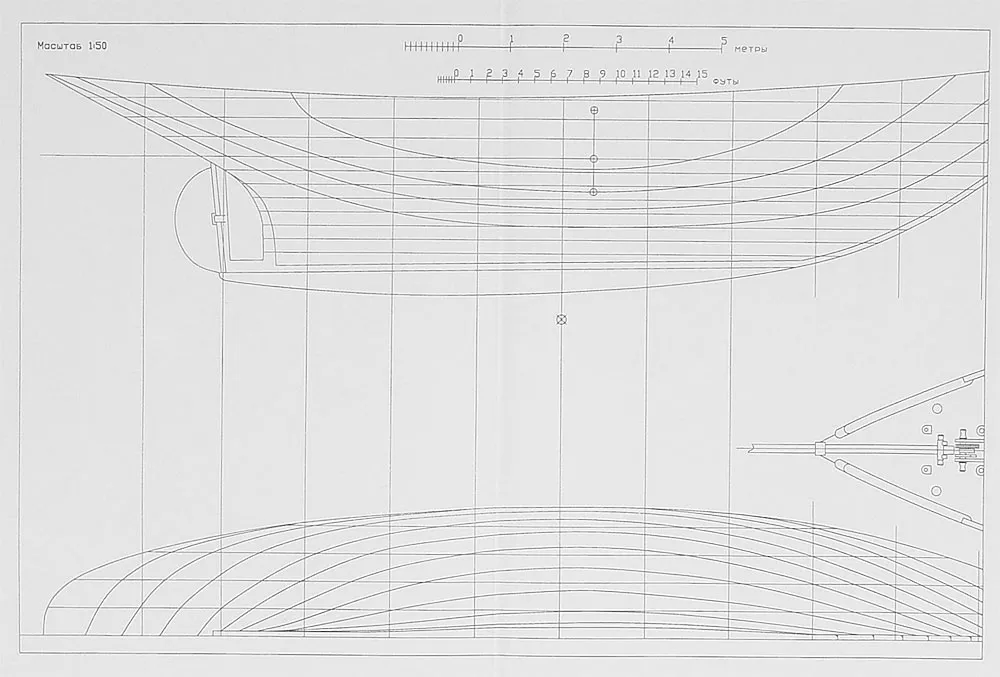Чертеж шхуны "Александр Ковалевский" Чертеж шхуны "Александр Ковалевский"