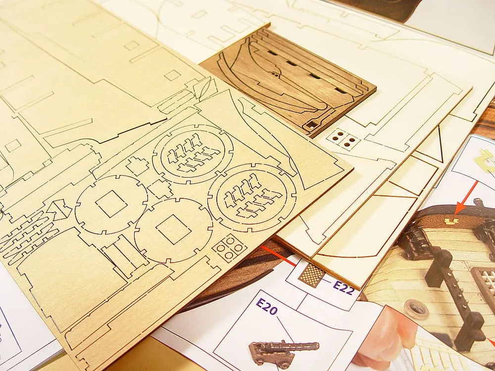 модель корабля своими руками Buccaneer