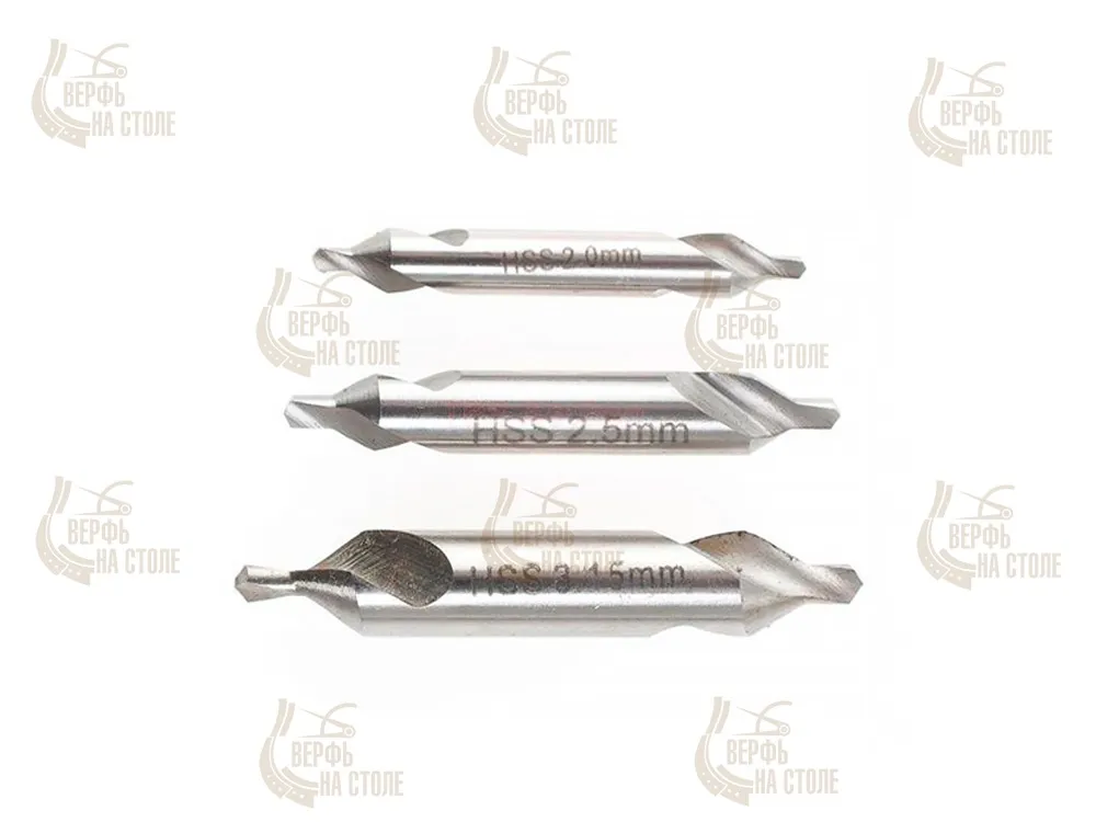 Центровочные свёрла Proxxon 2; 2,5 и 3,15 мм Центровочные свёрла Proxxon 2; 2,5 и 3,15 мм