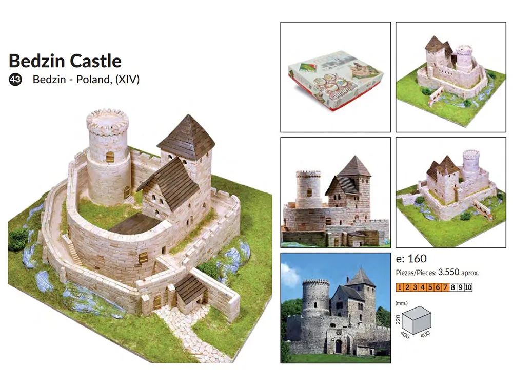 керамический конструктор купить Замок Bedzin