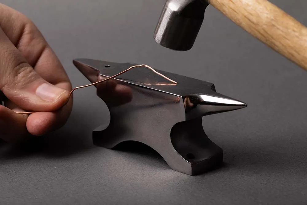 Мини наковальня двурогая, 55х20 мм, 390 гр