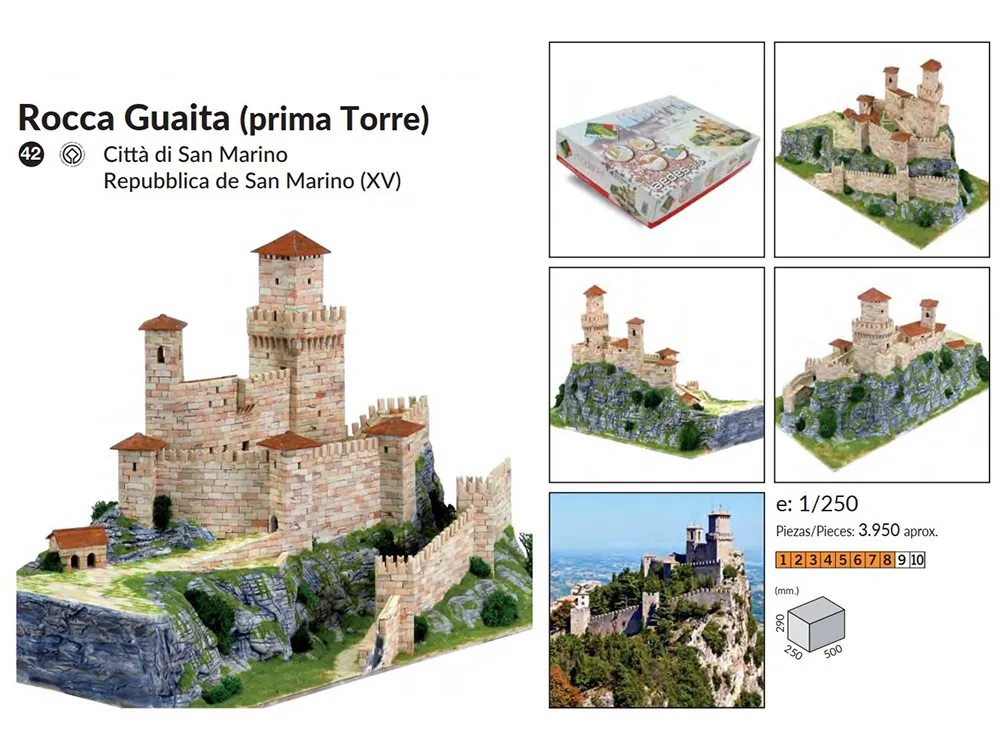 керамический конструктор купить Башня Guaita керамический конструктор купить Башня Guaita