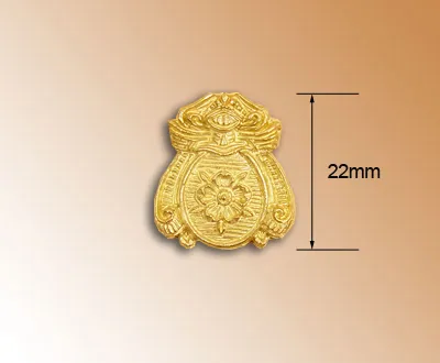 Декоративный элемент, герб, 22 мм, металл