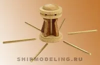 Шпиль, самшит и орех, 20 мм