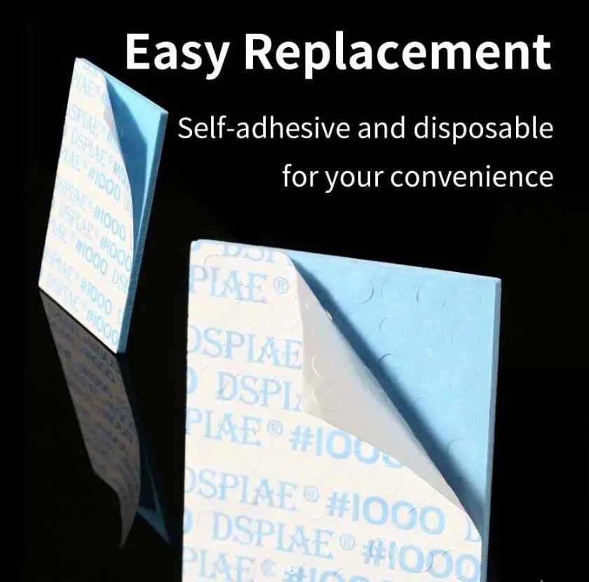 Самоклеящиеся шлифовальные диски 10 мм, зернистость 800, 24 шт Самоклеящиеся шлифовальные диски 10 мм, зернистость 800, 24 шт