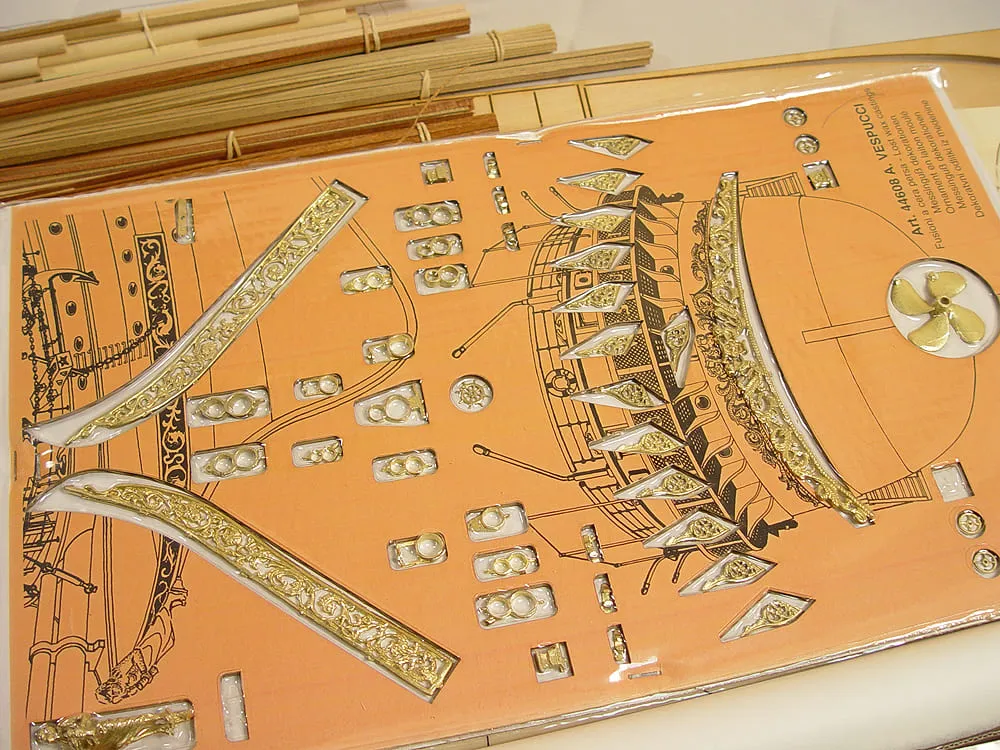 Модель корабля своими руками Amerigo Vespucci