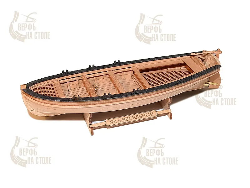 Ял шестивесельный + фигурка