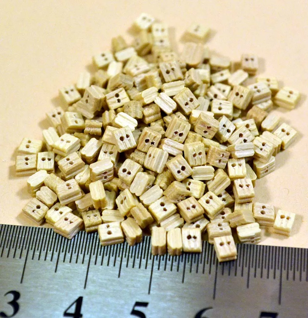 Блок, двушкивный, самшит, 3 мм, 15 шт