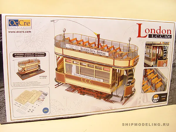 модель трамвая Модель трамвая LONDON L.C.C.106 модель трамвая Модель трамвая LONDON L.C.C.106