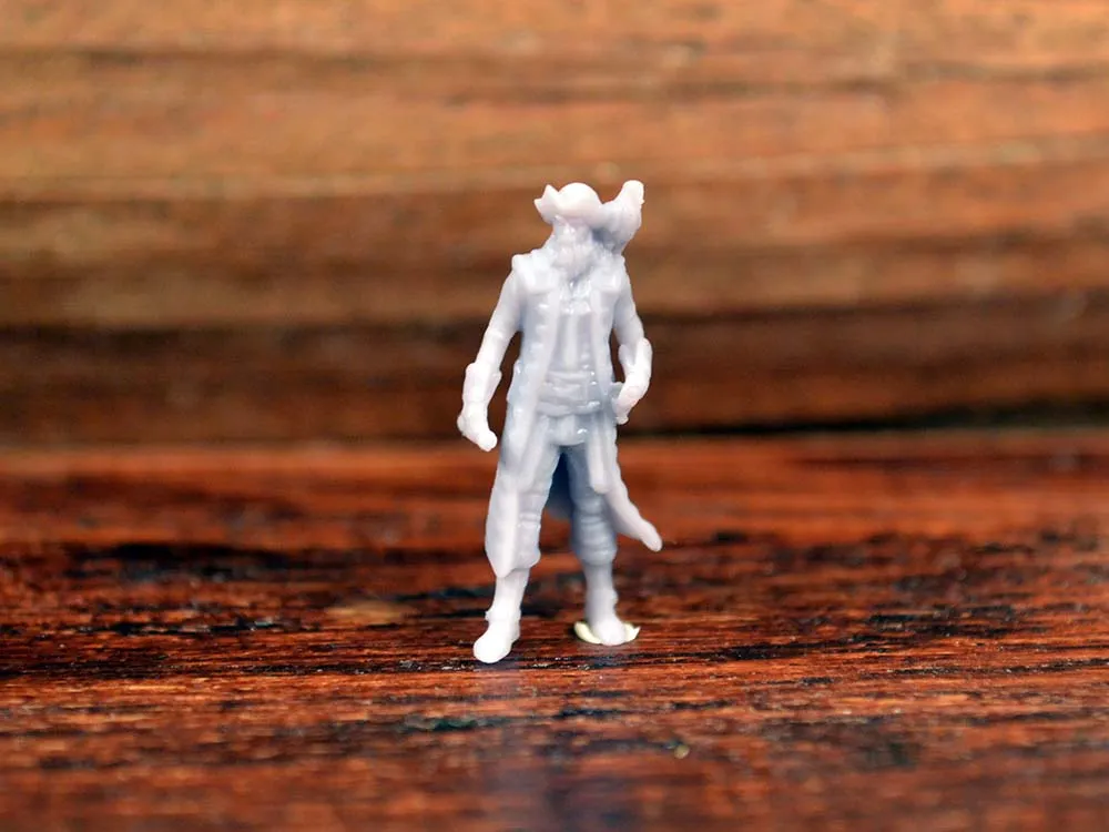 Фигурка "Капитан с попугаем", 25 мм