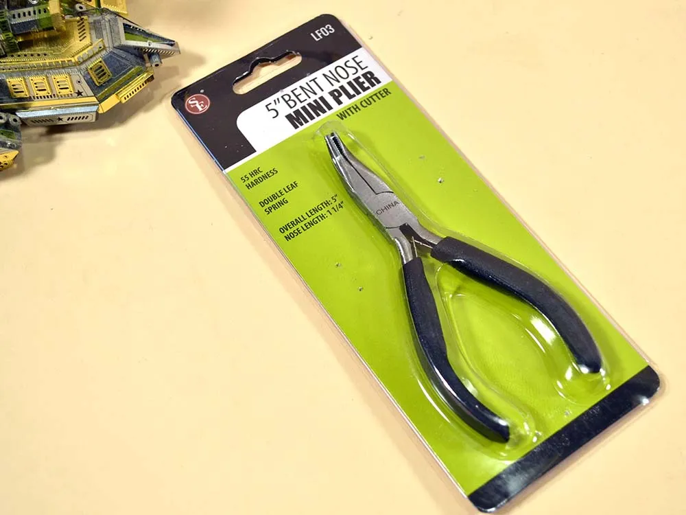 Изогнутые плоскогубцы, 125 мм