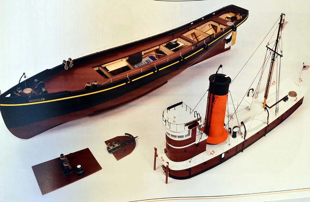 Океанский буксир Hercules + (Полный набор инструментов, клея, краски) Океанский буксир Hercules + (Полный набор инструментов, клея, краски)
