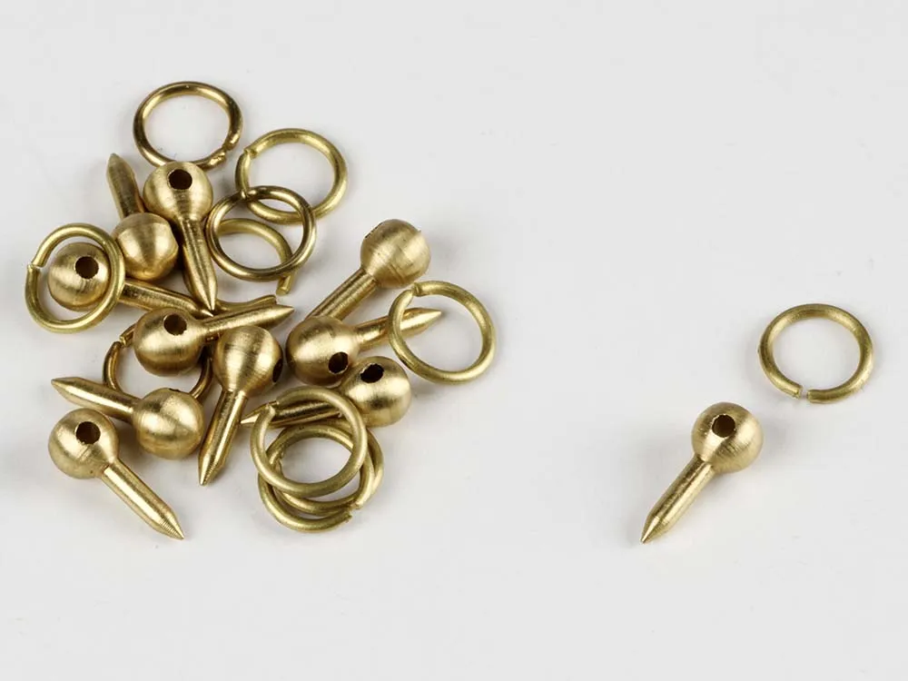 Рым действующий, латунь, 3 мм, 5 шт