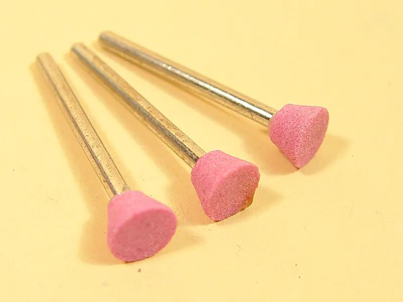 Шлифовальный обратный конус, оксид алюминия,  8х6 мм, 3 шт JAS