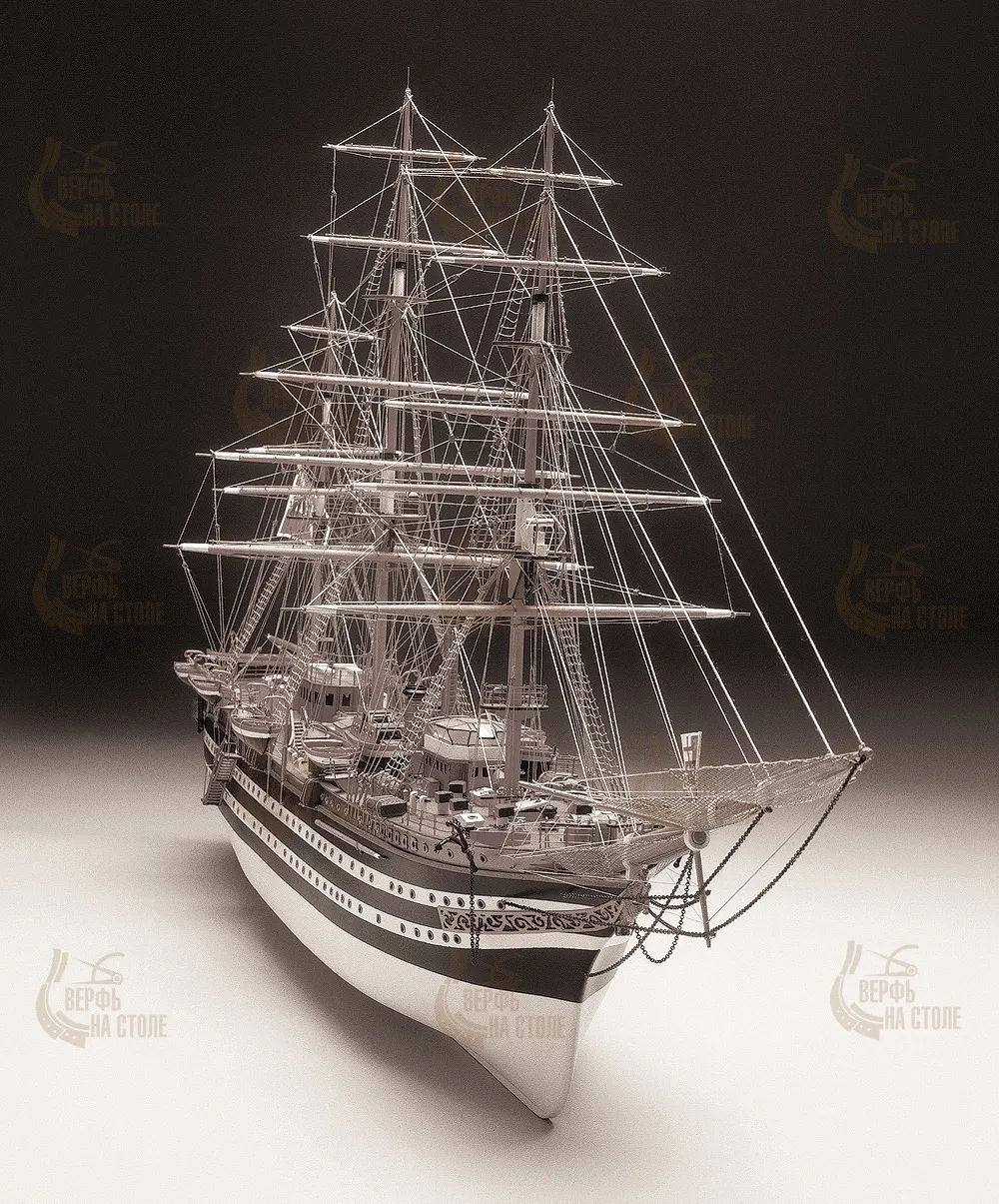 Чертежи корабля Amerigo Vespucci (1:100)