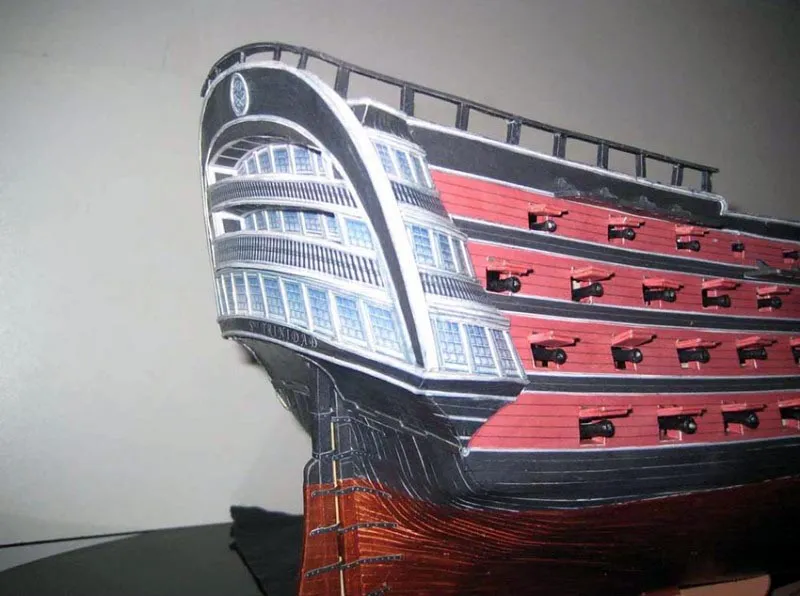 Santisima Trinidad бумажная модель Santisima Trinidad бумажная модель