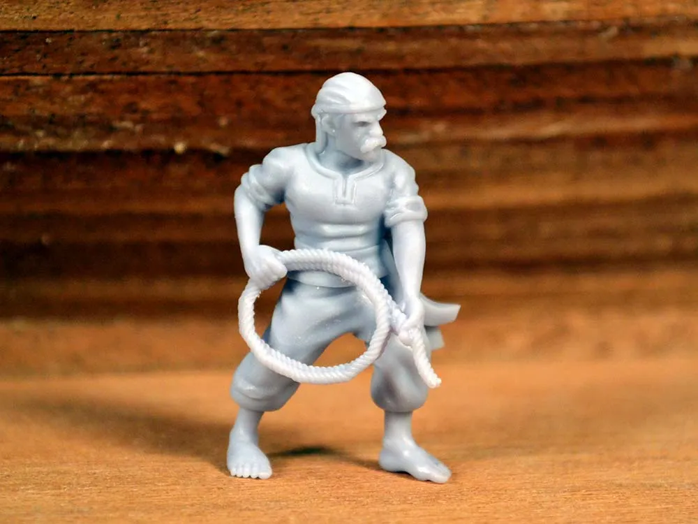 Фигурка матроса с тросом, 38 мм Фигурка матроса с тросом, 38 мм