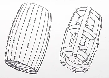 Сборная бочка, клён, 25х18 мм, 2 шт Сборная бочка, клён, 25х18 мм, 2 шт