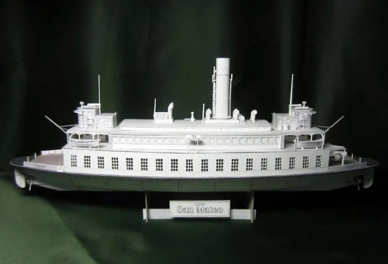 Модель из бумаги Паром San Mateo Модель из бумаги Паром San Mateo