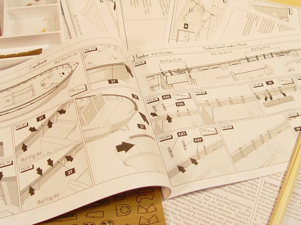 модель корабля Hunter Q-ship